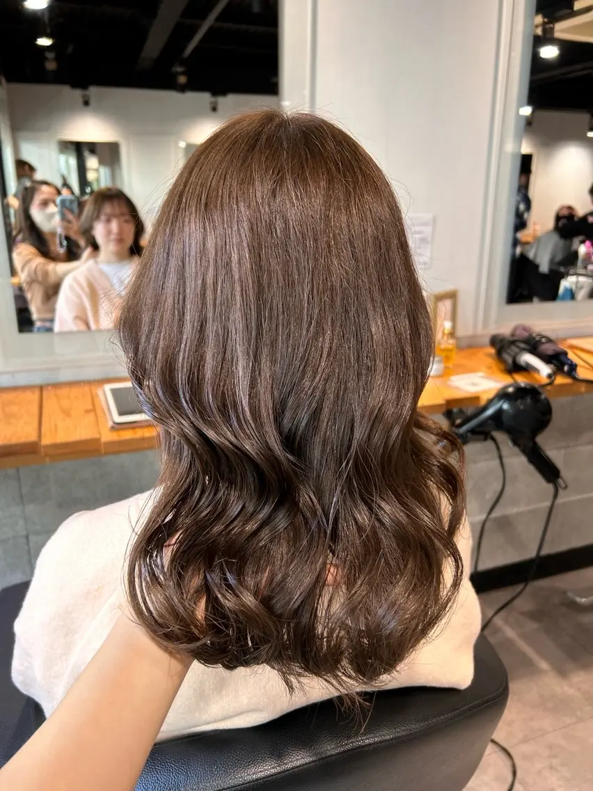 ロング カット ヘアカラー トリートメント ヘッドスパ レイヤーStyle 🪽菜々実のヘアスタイル