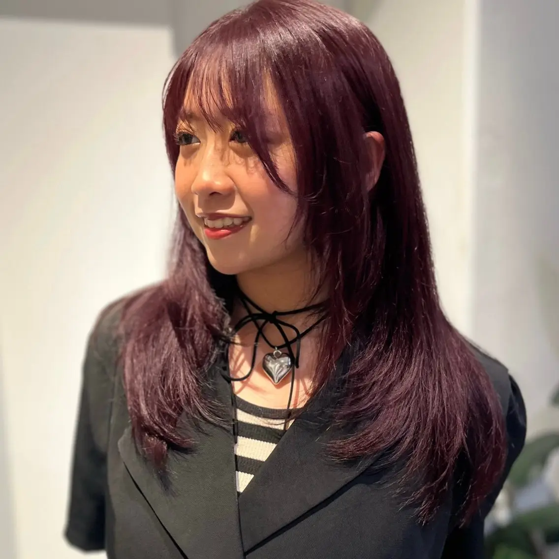 ミディアム カラー カット ヘアカラー ｵﾀｸ美容師🛍/ 酸性ストレート/艶髪のヘアスタイル