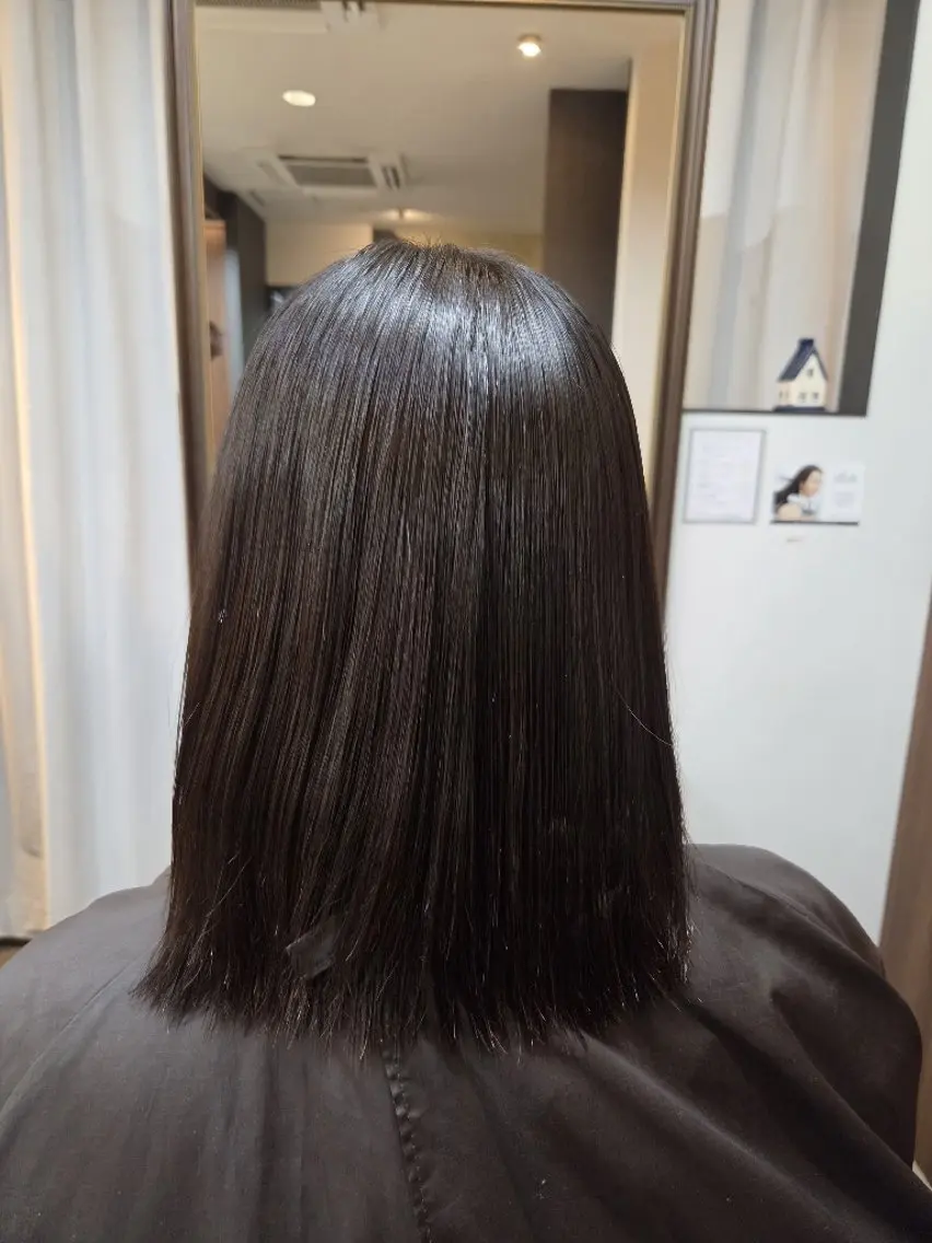 ミディアム ナカオ シュウヘイのヘアスタイル