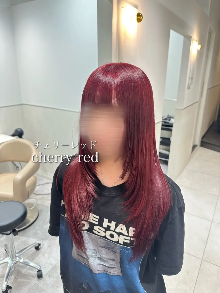 🌸ミニモ限定🌸💖ブリーチなしダブルカラー+カット💖暖色レッド•ピンクグレージュ・オリーブ・ブラウンカラーの写真