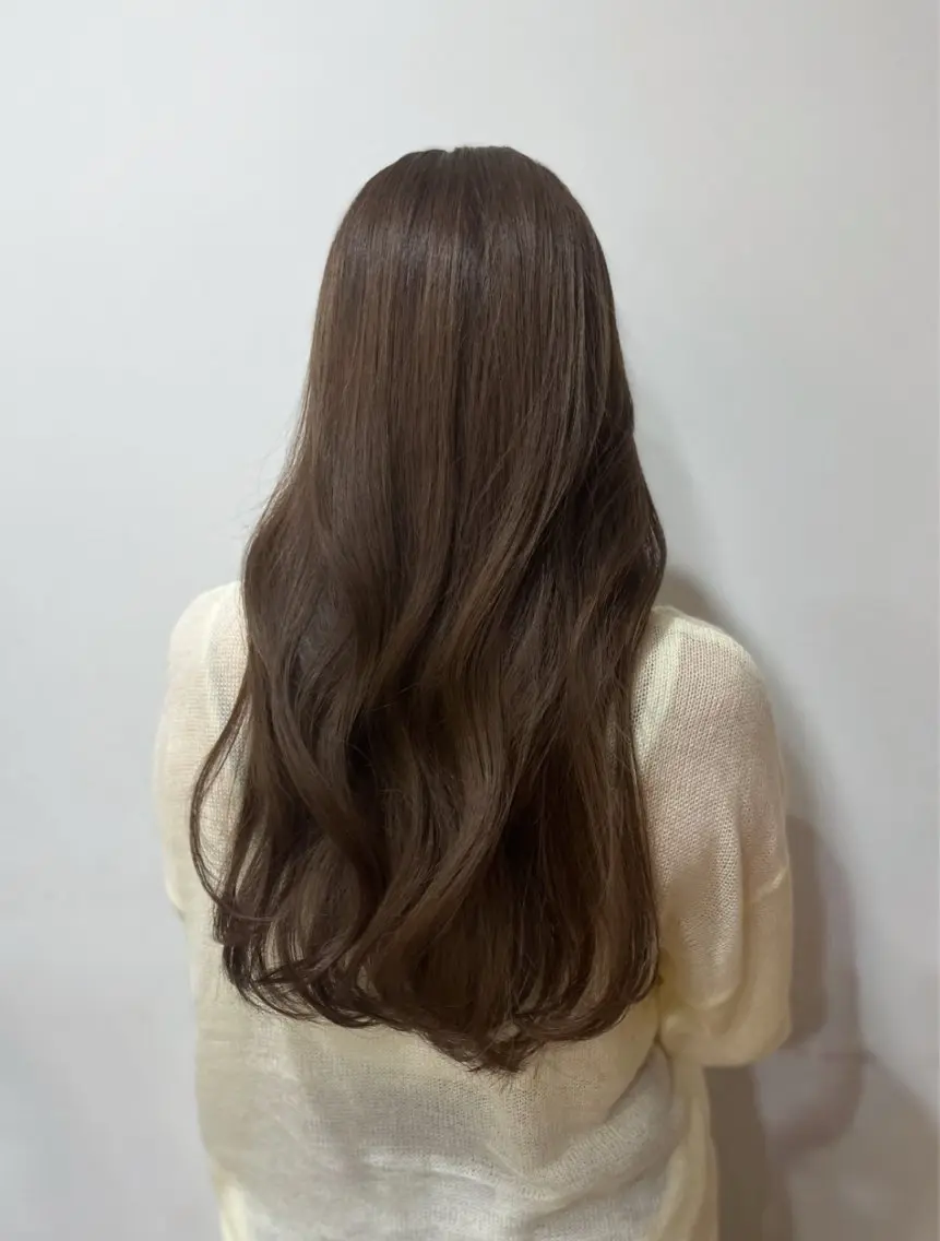 ロング カラー カット ヘアカラー トリートメント 透明感カラー／ 艶感カラー／RAMUのヘアスタイル