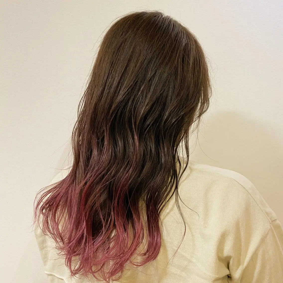 セミロング カラー カット ヘアカラー 馬場 涼平のヘアスタイル