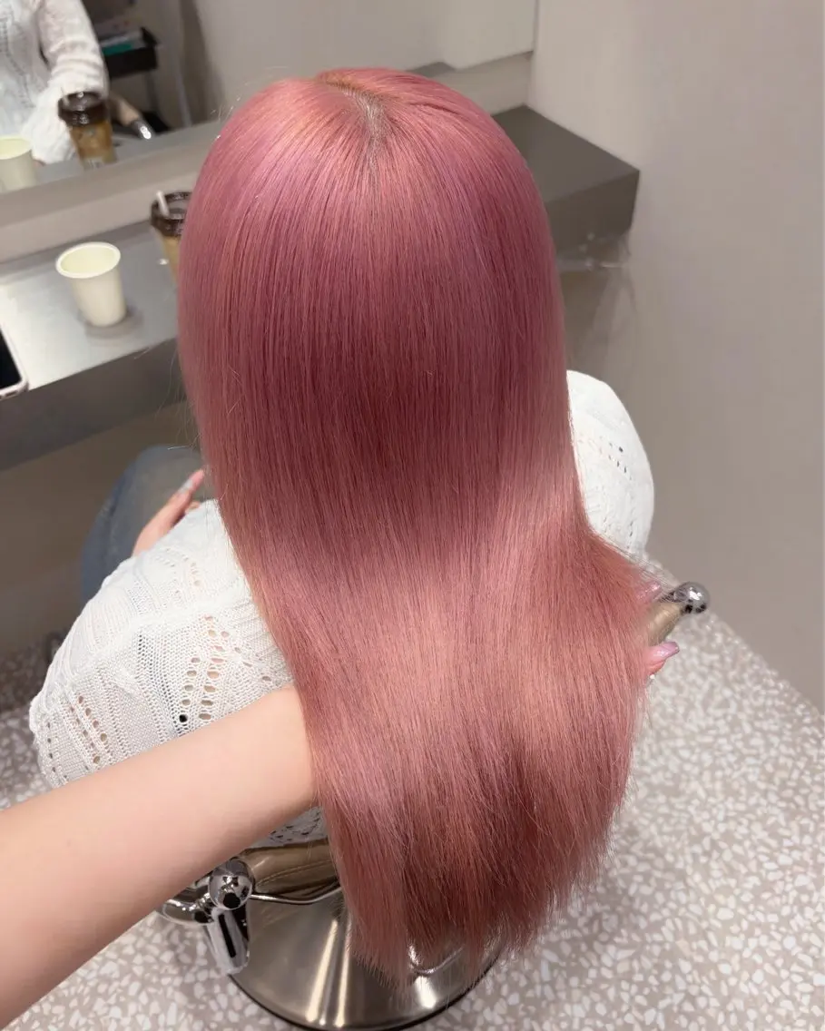 セミロング カラー カット ヘアカラー トリートメント 【美髪矯正/絹髪】 🎀hinano🎀のヘアスタイル