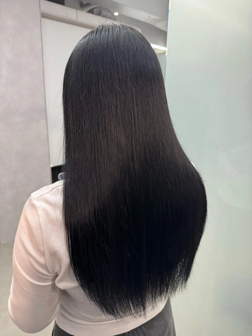 【似合わせカット✂️+ケア縮毛矯正+ケアトリートメント】の写真