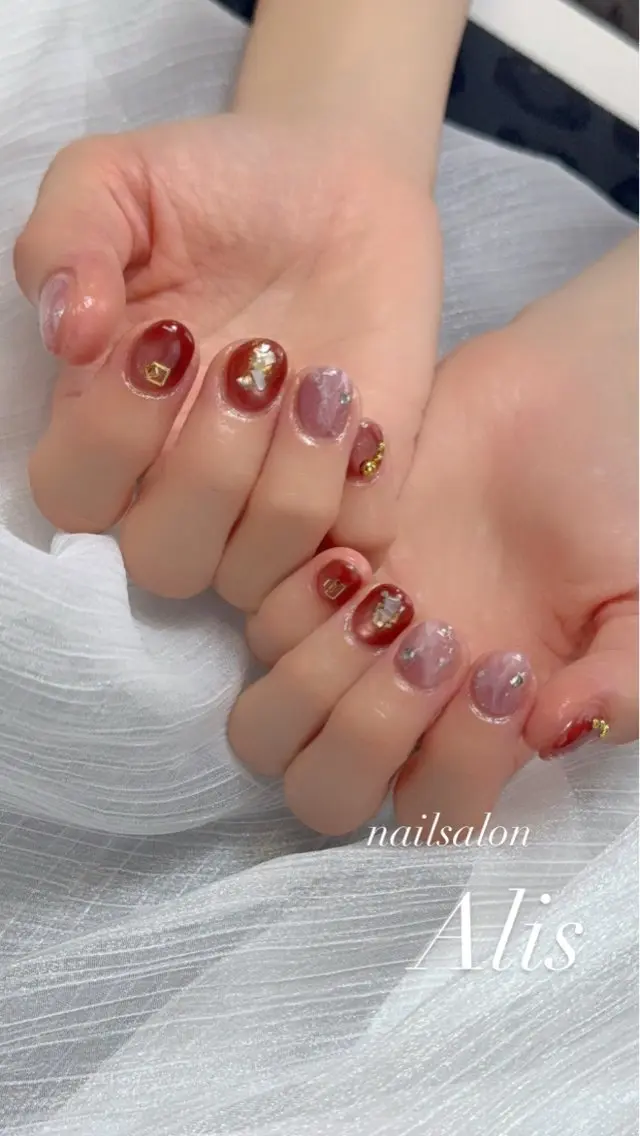 ネイル ハンドネイル 中西 美羽のネイルデザイン