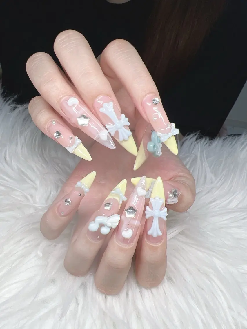 ネイル ハンドネイル Lee Nails チップ長さだし専門店のネイルデザイン