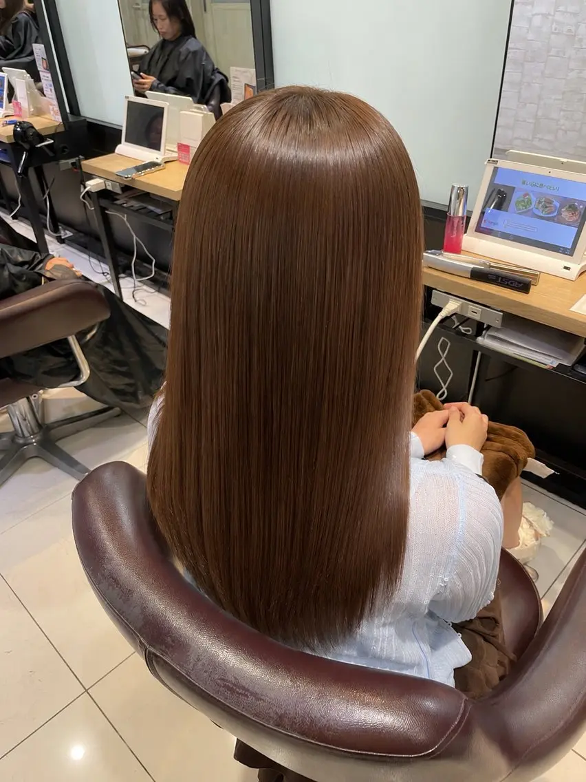 ロング ヘアカラー トリートメント 赤み消し艶カラー🍀 DAIGOのヘアスタイル