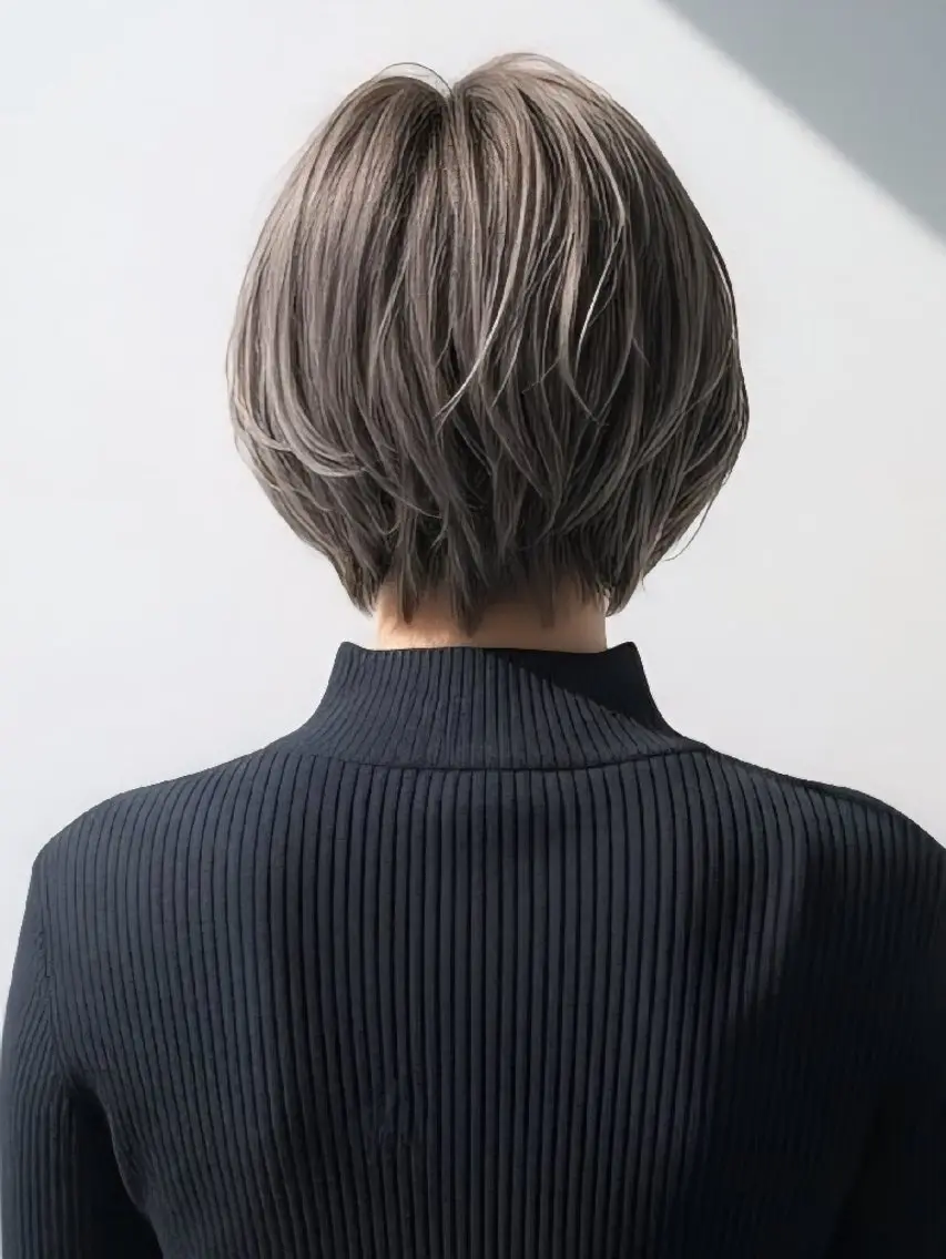 ショート カット ヘアカラー トリートメント ショート×髪質改善 【松戸】澤田 周のヘアスタイル
