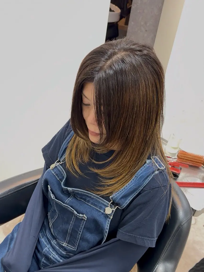 ロング カット 【ヘアディレクター】 りくのヘアスタイル