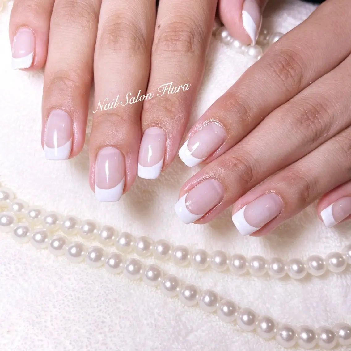ネイル フレンチネイル NailSalon Fluraのネイルデザイン
