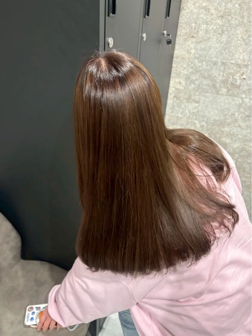 【カラーモデル募集中ミ・◦・ミ🎀】メテオ髪質改善カラー+トリートメント+長さ料金の写真