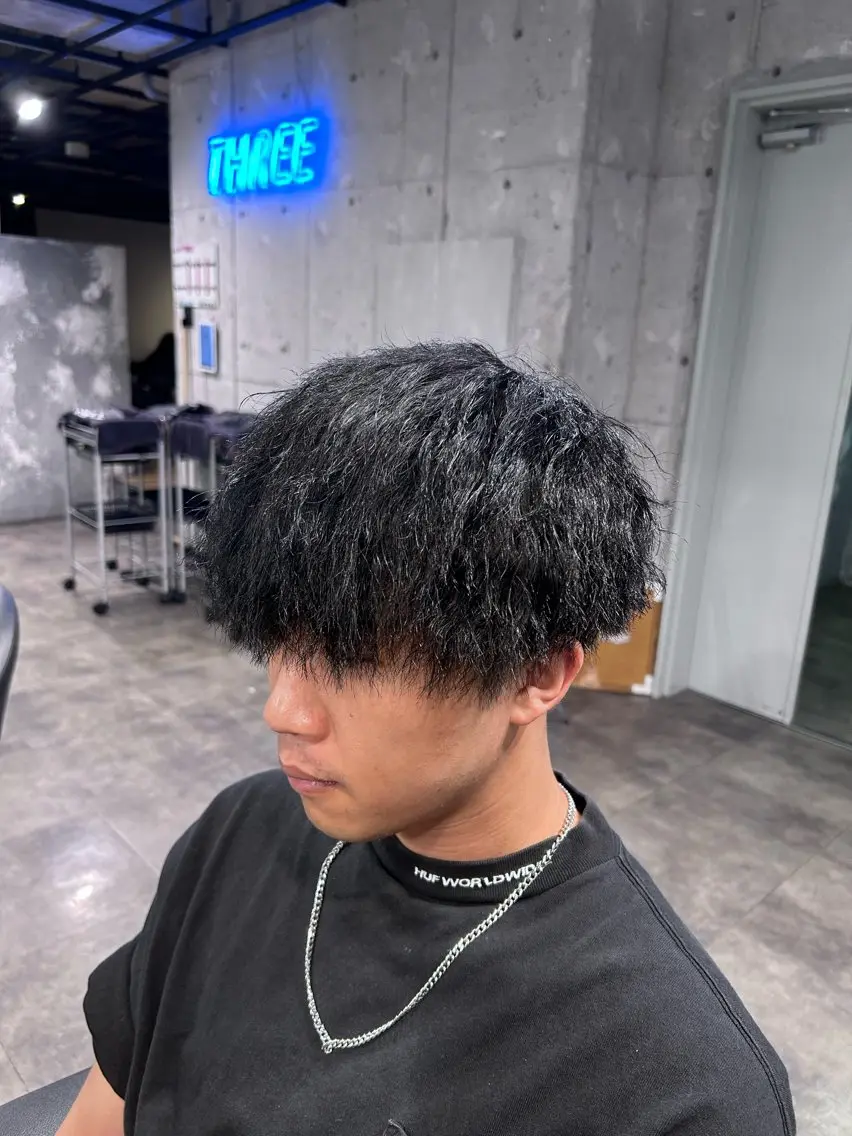 メンズ メンズパーマ メンズ特化美容師 💠チナツのヘアスタイル