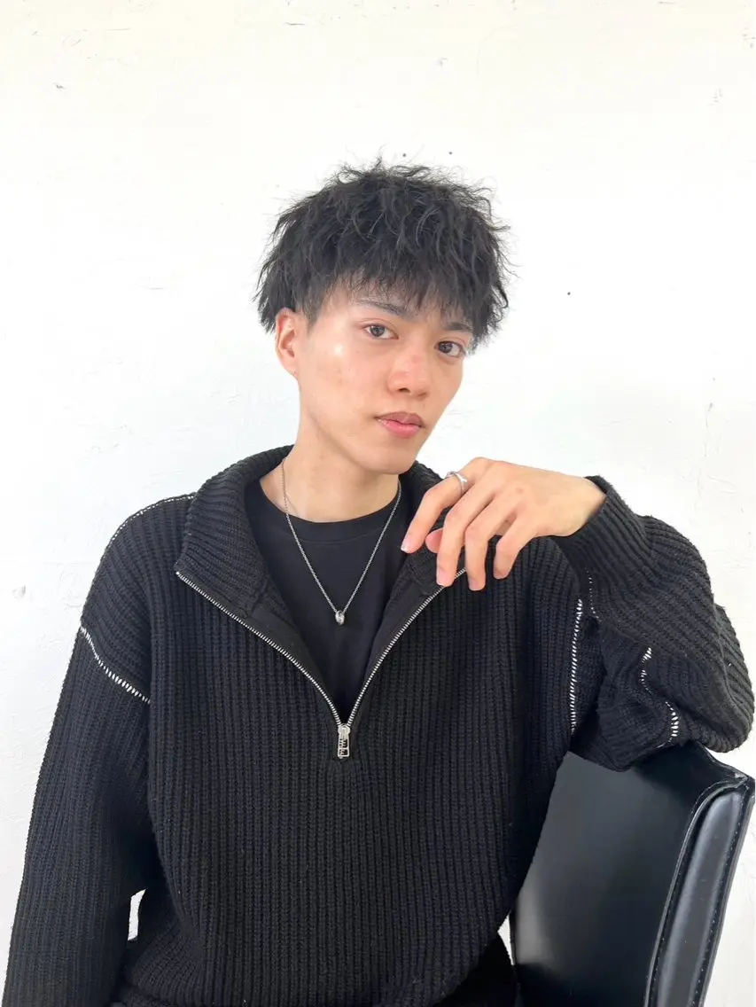 【3/28(土)〜3/30(日)まで限定‼️】〖個性的でオシャレな方必見‼️〗メンズカット➕ツイストスパイラルパーマの写真