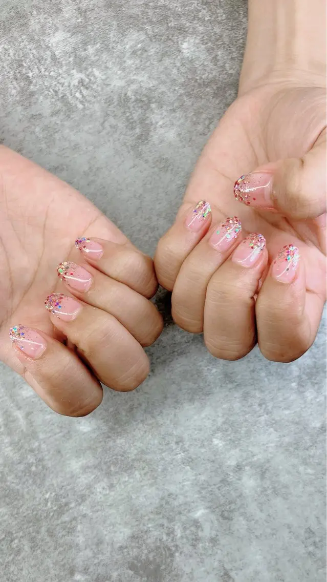 ネイル ハンドネイル ハンドケア shino🌟 痛ネイルのネイルデザイン
