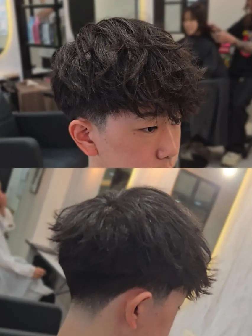 ショート メンズ フェードカット カット ヘアセット LEN名古屋/パーマ 海外ヘア/メンズ特化のヘアスタイル