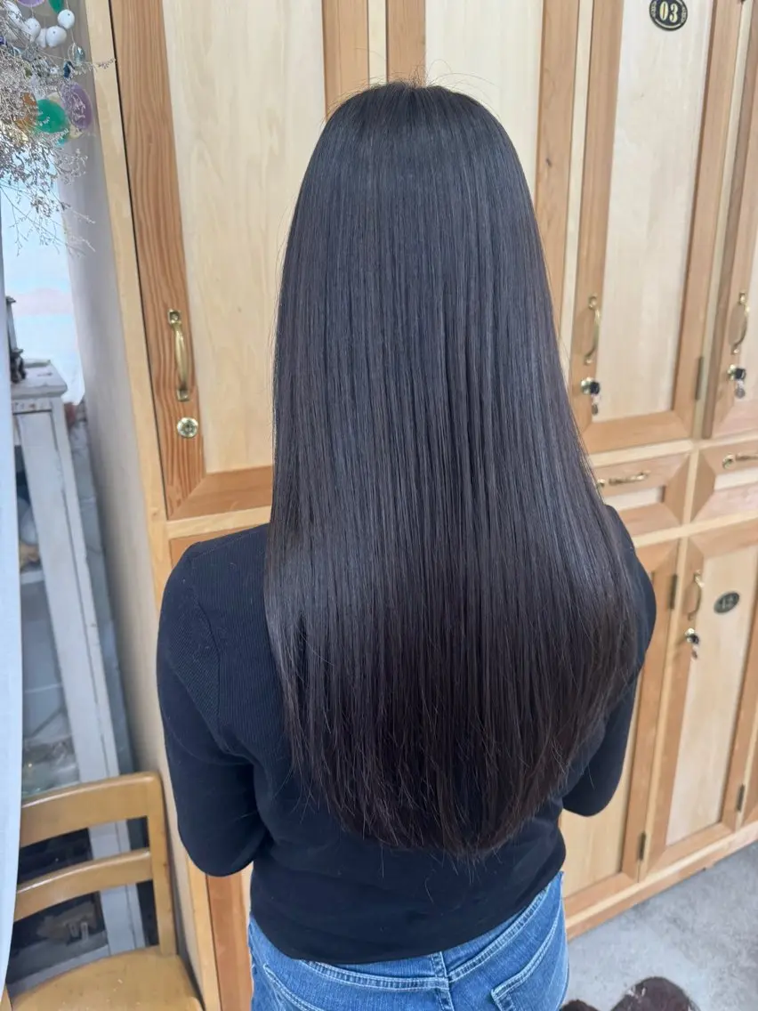 ロング カラー カット ヘアカラー トリートメント YUIMARL 🌎🤍AKANEのヘアスタイル