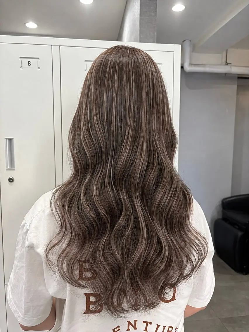 ロング ハイライト 🤍HIKARI🤍 ハイライト/レイヤーのヘアスタイル
