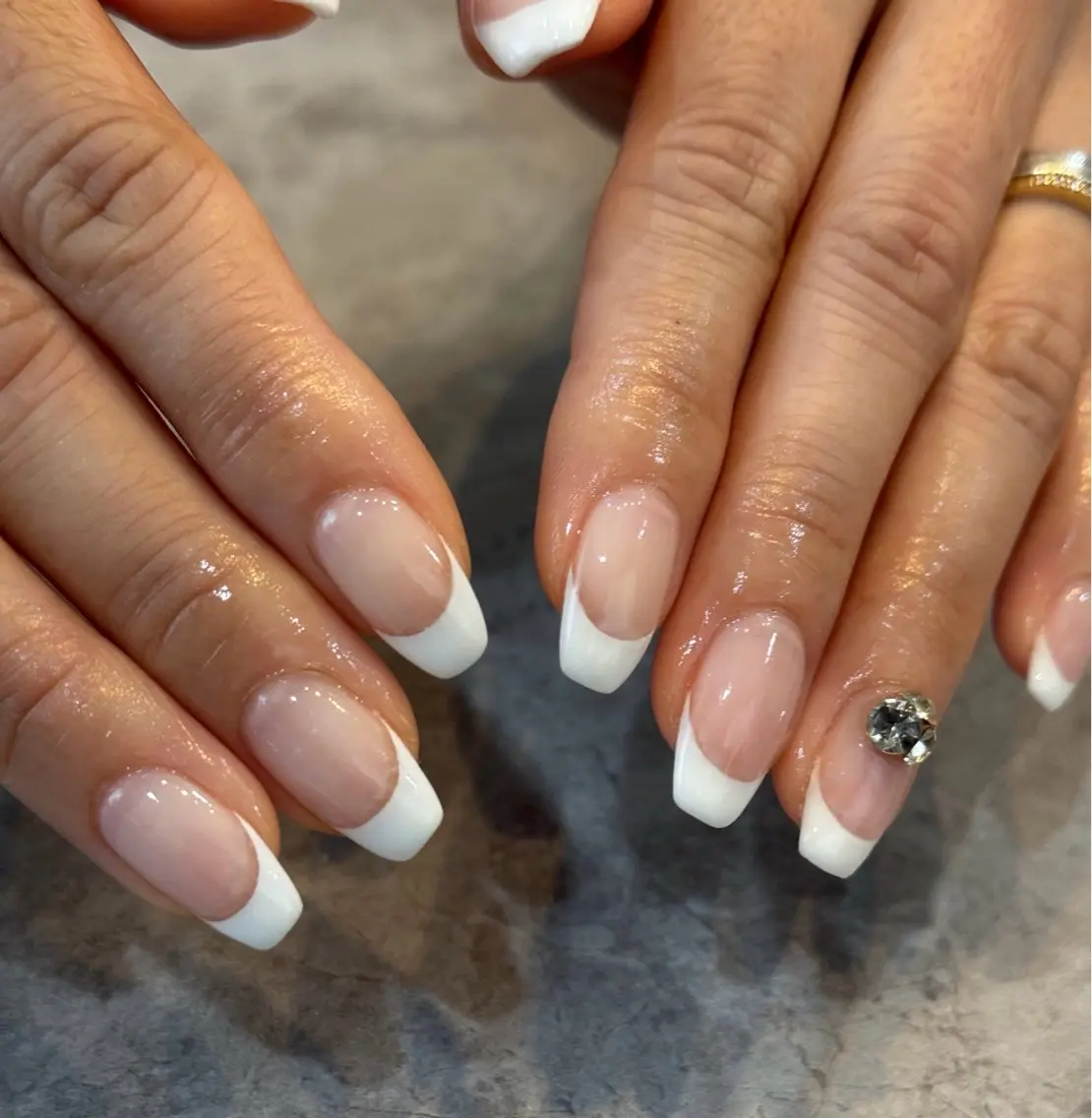 ネイル フレンチネイル ハンドネイル Blé nailのネイルデザイン
