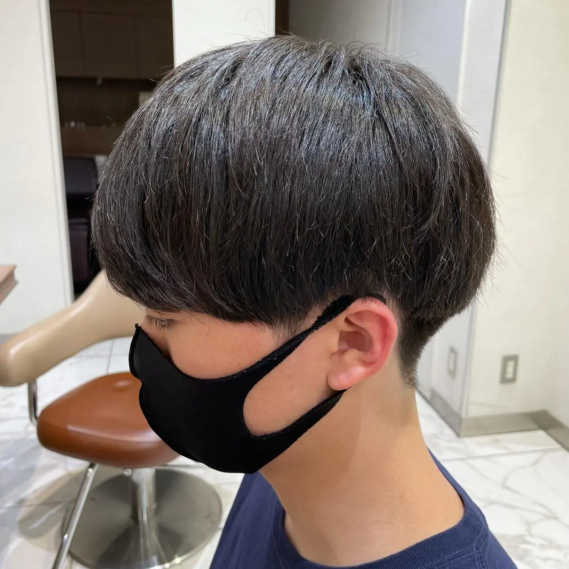 ショート メンズ カット 【メンズ縮毛矯正】 田中秀斗のヘアスタイル