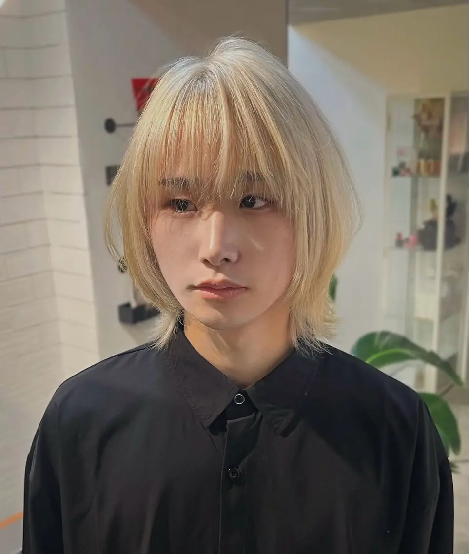 カラー メンズ ヘアカラー 今田 晃のヘアスタイル