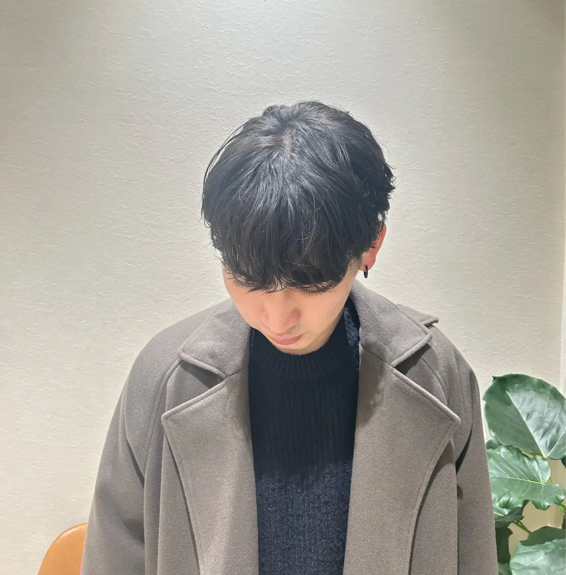 メンズカット+前髪縮毛の写真