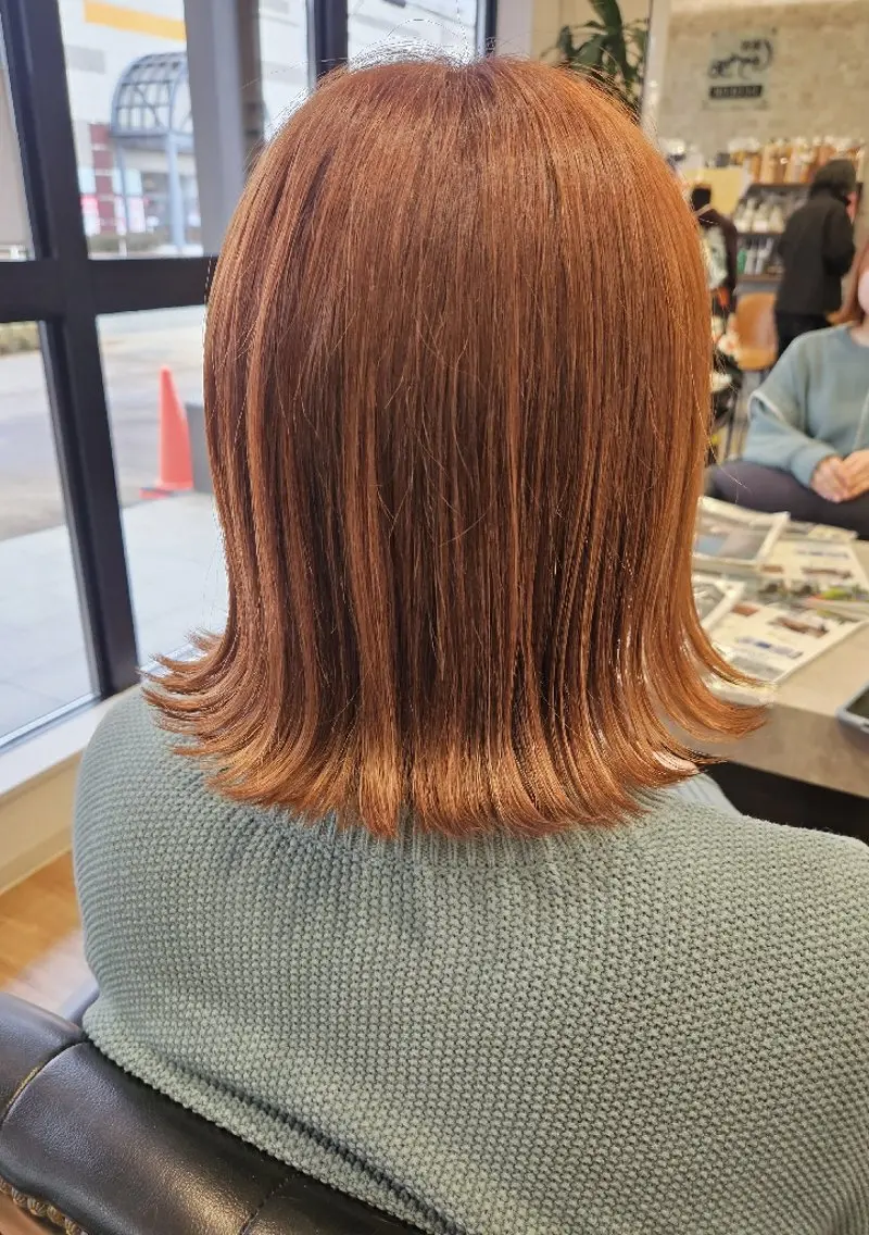 カラー ミディアム ヘアカラー トリートメント 関口 友菜のヘアスタイル