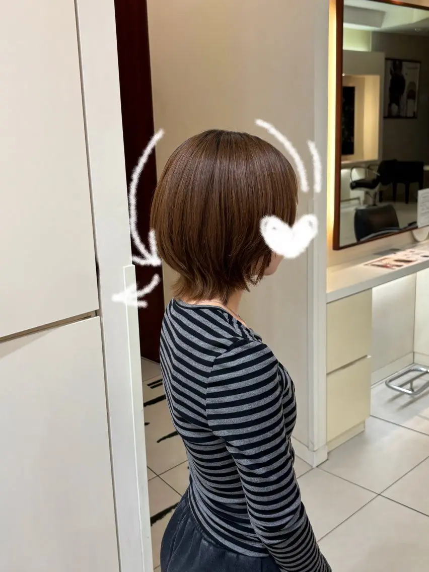ショート くびれヘア アトリエJD/ SATSUKIのヘアスタイル