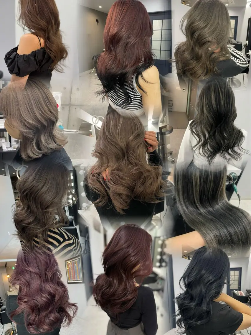 ロング 岡留 愛美のヘアスタイル