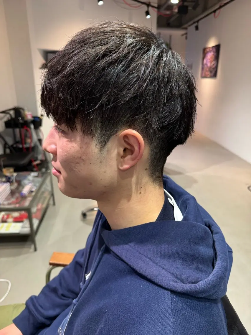ショート パーマ メンズ Mizuki Yajimaのヘアスタイル