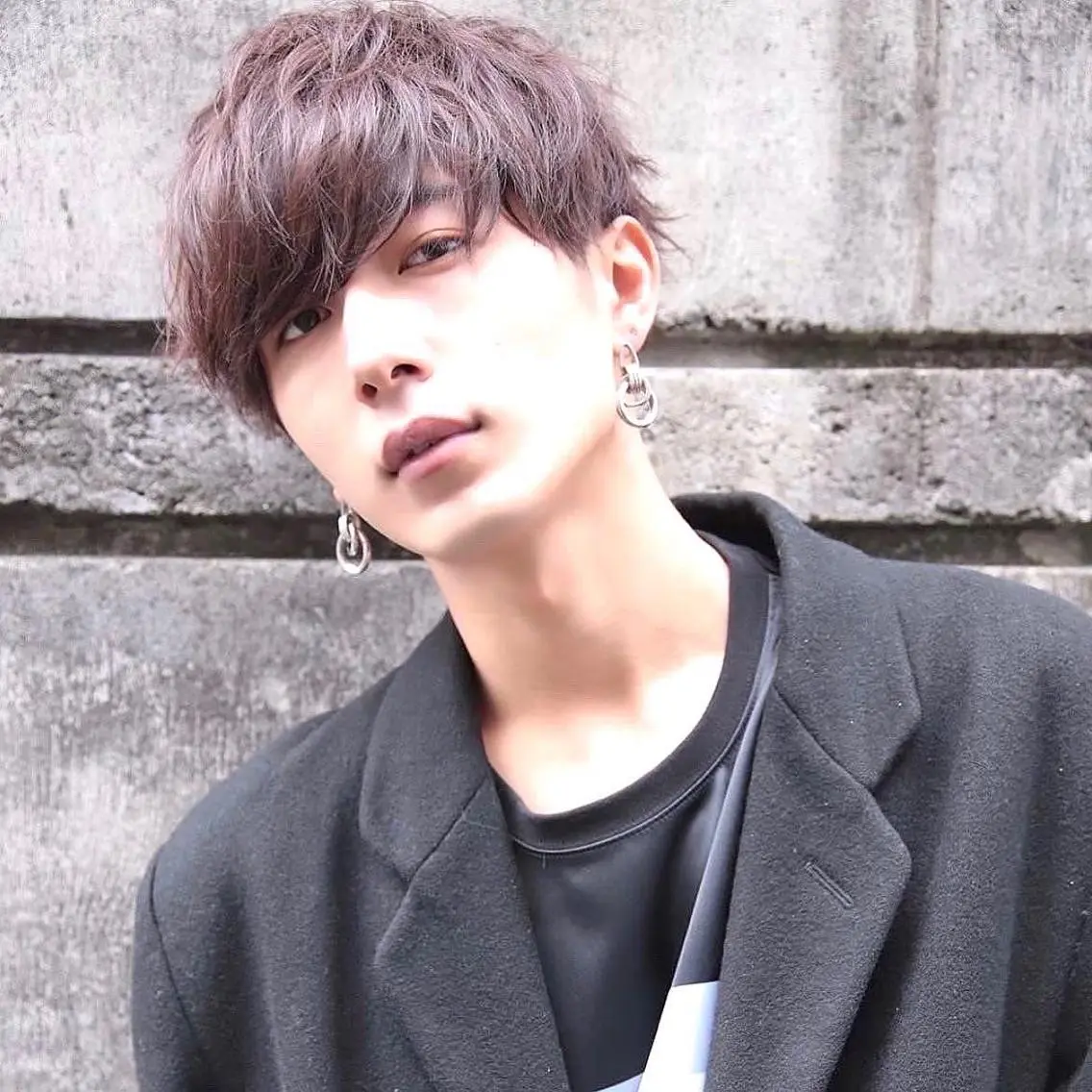 メンズ カット 札幌No.1フェザー KAITOのヘアスタイル