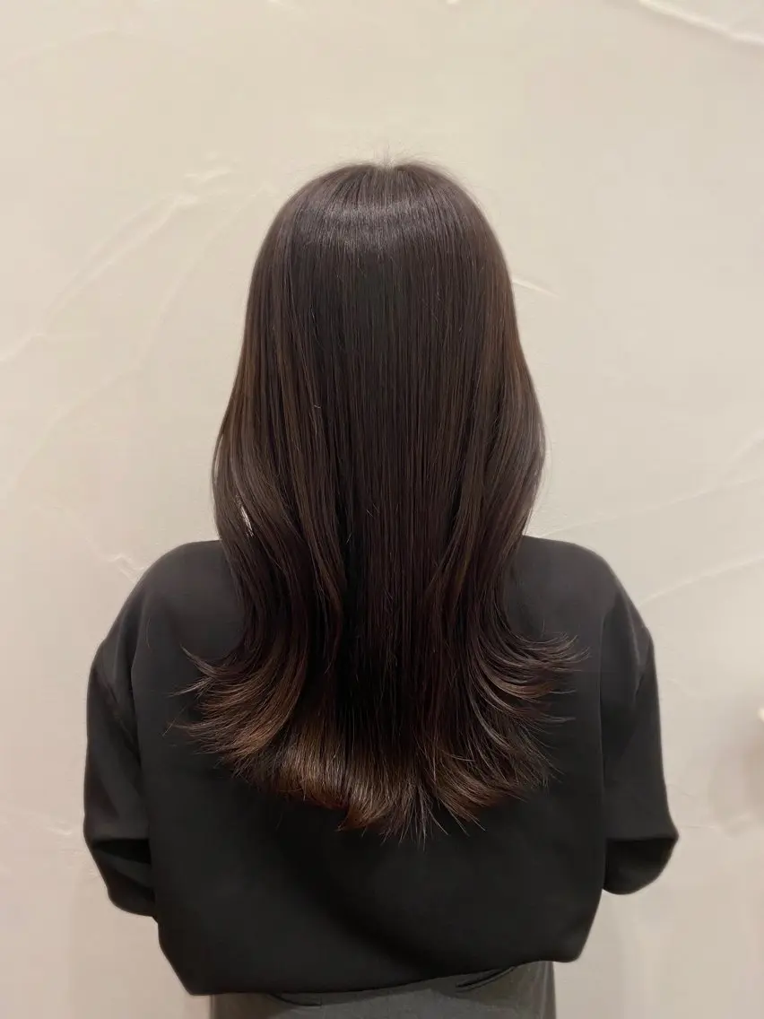 ミディアム カラー Ash中目黒店 榊間茜のヘアスタイル