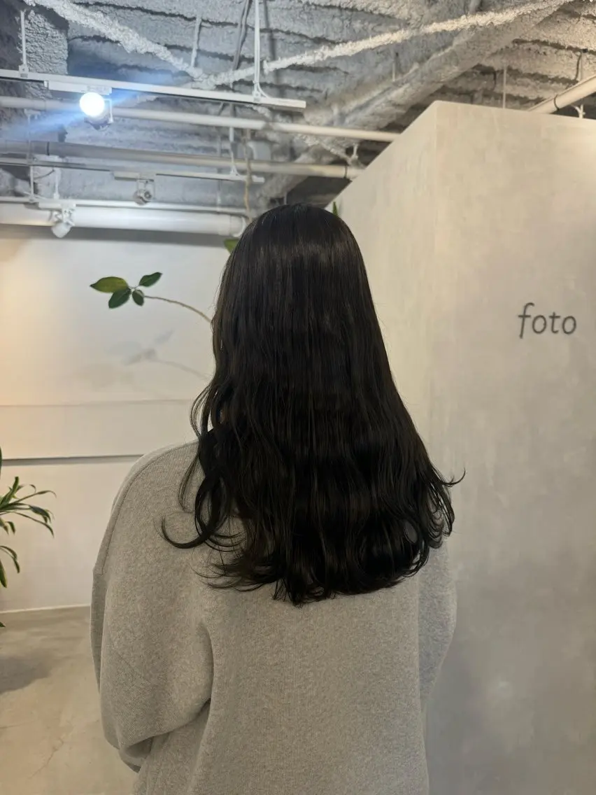 セミロング カット ヘアセット 新宿/顔周りカット +レイヤー=しずく♩のヘアスタイル