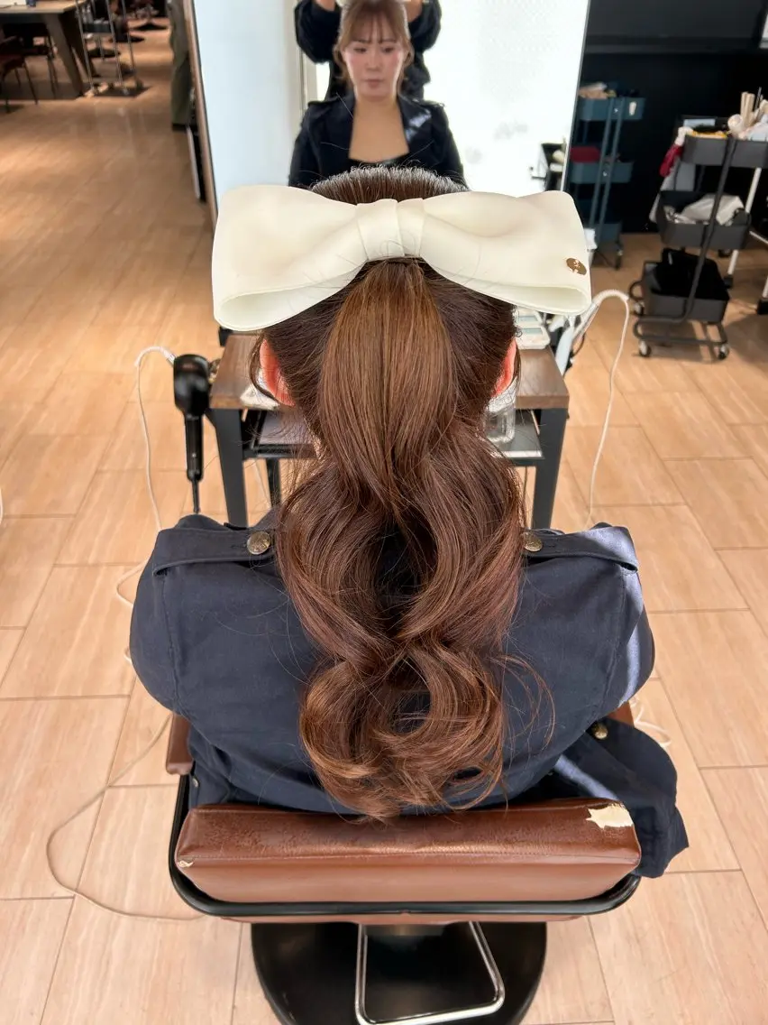 セミロング ヘアセット 🎀大竹美侑/顔まわ りカット/レイヤーのヘアスタイル