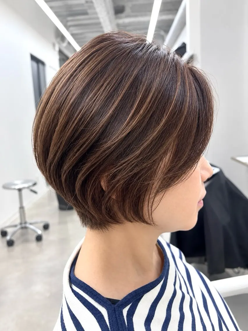 ショート カット 関山浩平ショート /ボブ/ヘアセットのヘアスタイル