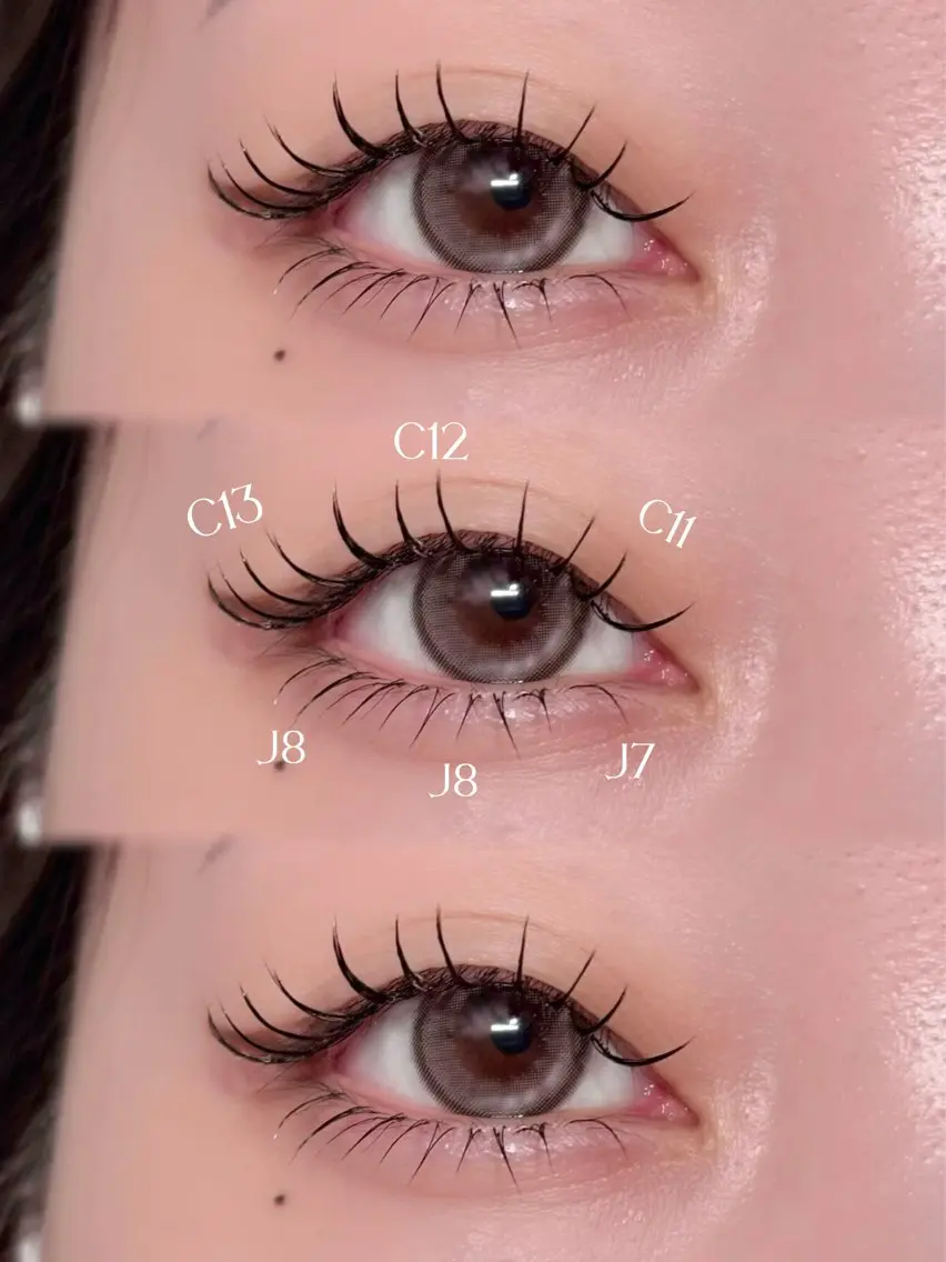 ⟡.·🎀2.3回目の方【✨小顔効果×モチ✨】LEDフラットラッシュ120本+LED下エクステ30本🎀⟡束感仕上げ♡の写真