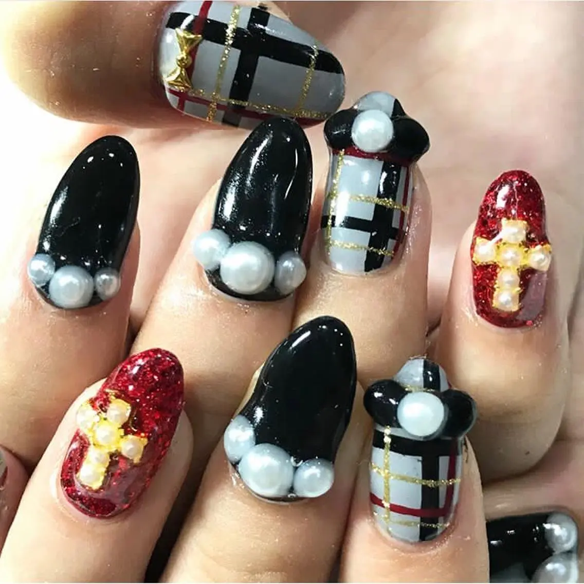 ネイル 渋谷/チップ長さ出し 👑アプレgel-xのネイルデザイン