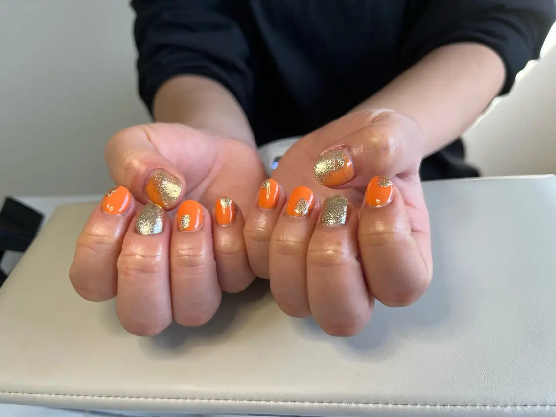 ネイル シンプルネイル HaneLab ꕤ︎︎·͜·のネイルデザイン