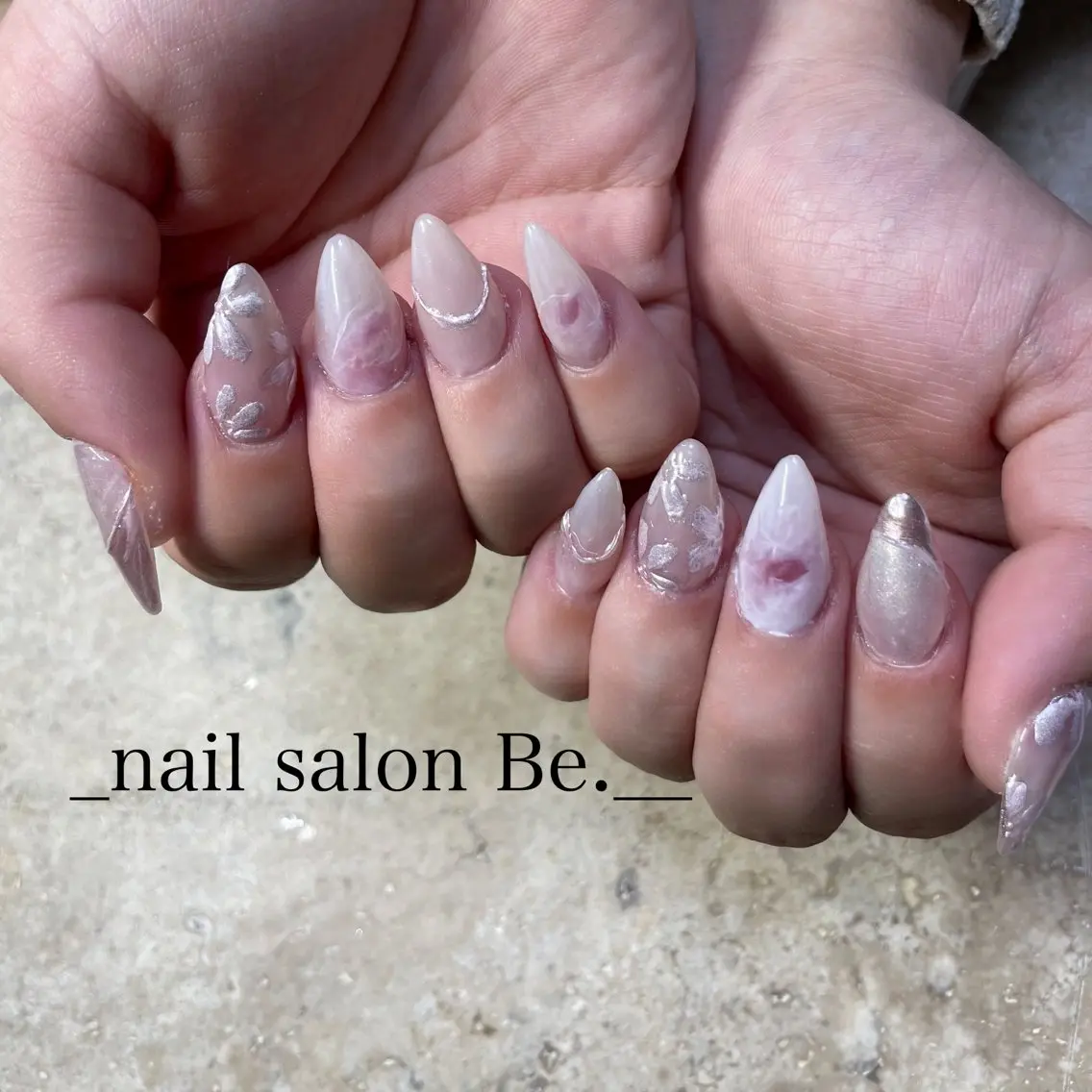 ネイル スカルプネイル nail salon Be.のネイルデザイン