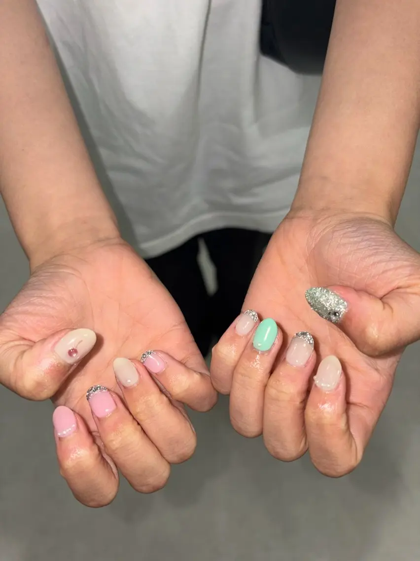 ネイル ハンドネイル Mermaid Nail saraのネイルデザイン