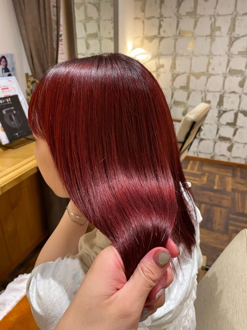 ミディアム カラー 【髪質改善美容師】 KAITOのヘアスタイル