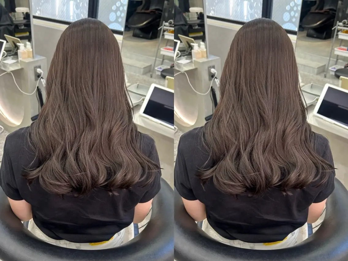 セミロング カット ヘアカラー トリートメント 谷川が作る熊本1🥇 レイヤーカットのヘアスタイル