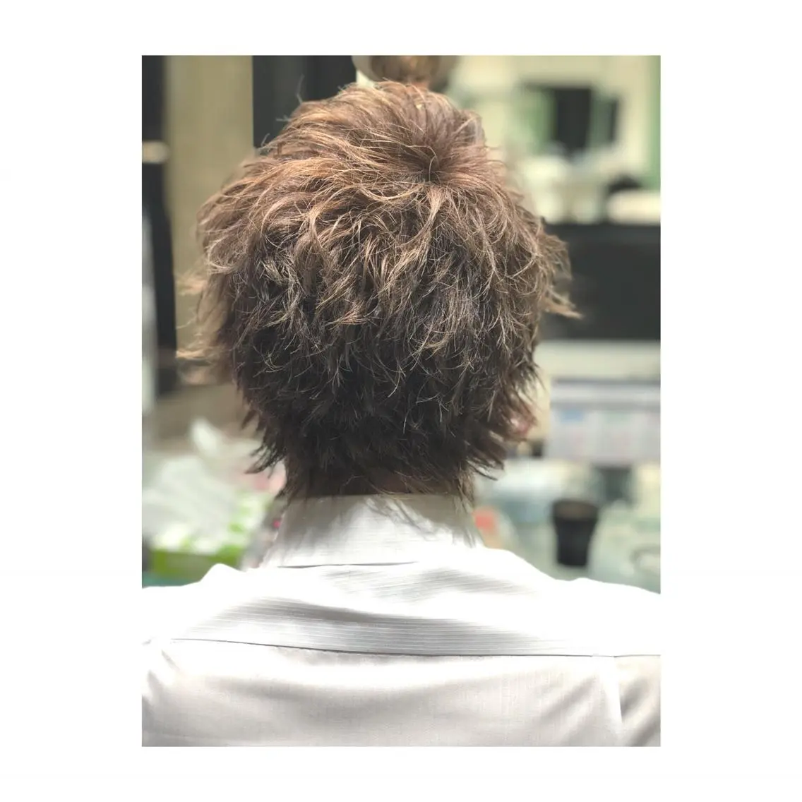 ショート カラー 中野 竜介のヘアスタイル
