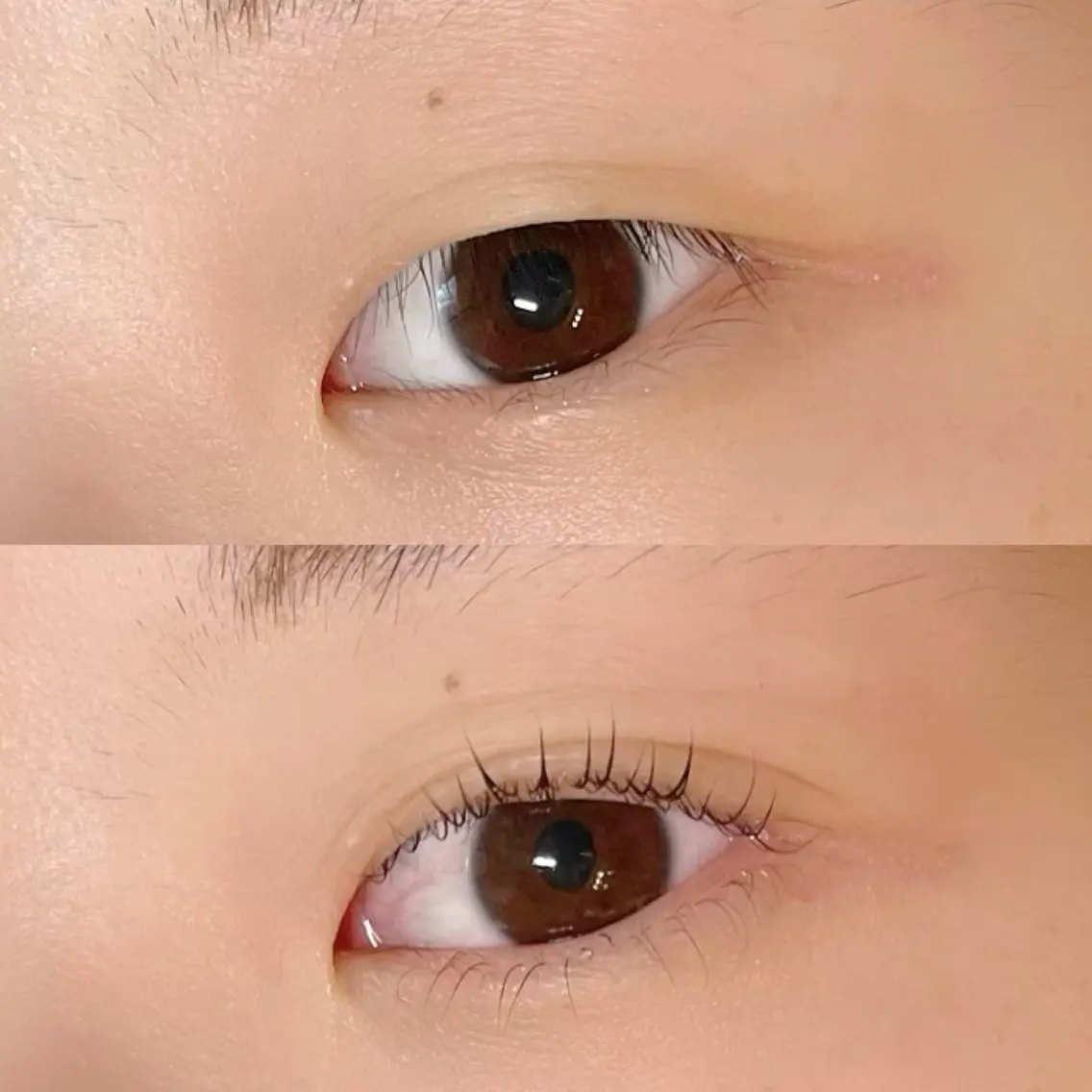 マツエク・マツパ まつげパーマ 下まつげエクステ 一重×まつ毛パーマ Raviur eye'sのマツエク・マツパデザイン
