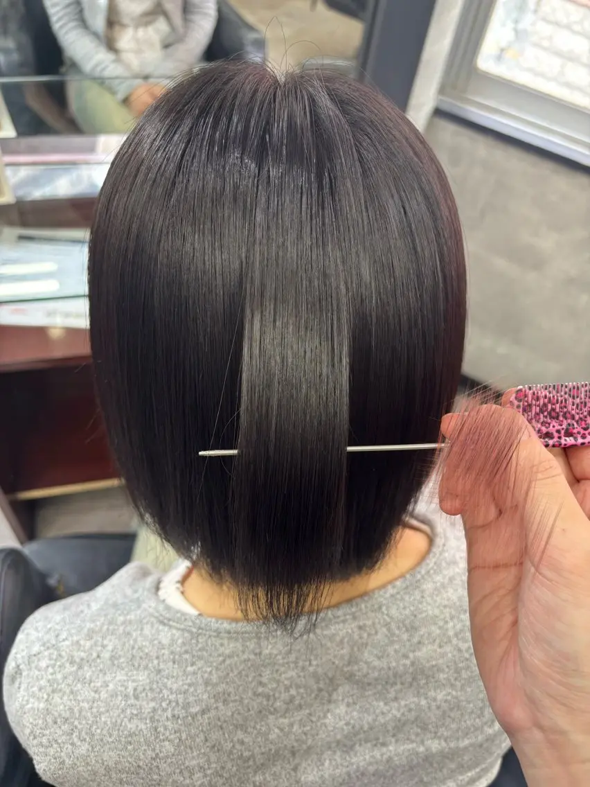 ショート カラー ブラウンカラー ダークブラウン ヘアカラー OZ 梅田店／ ユウリのヘアスタイル