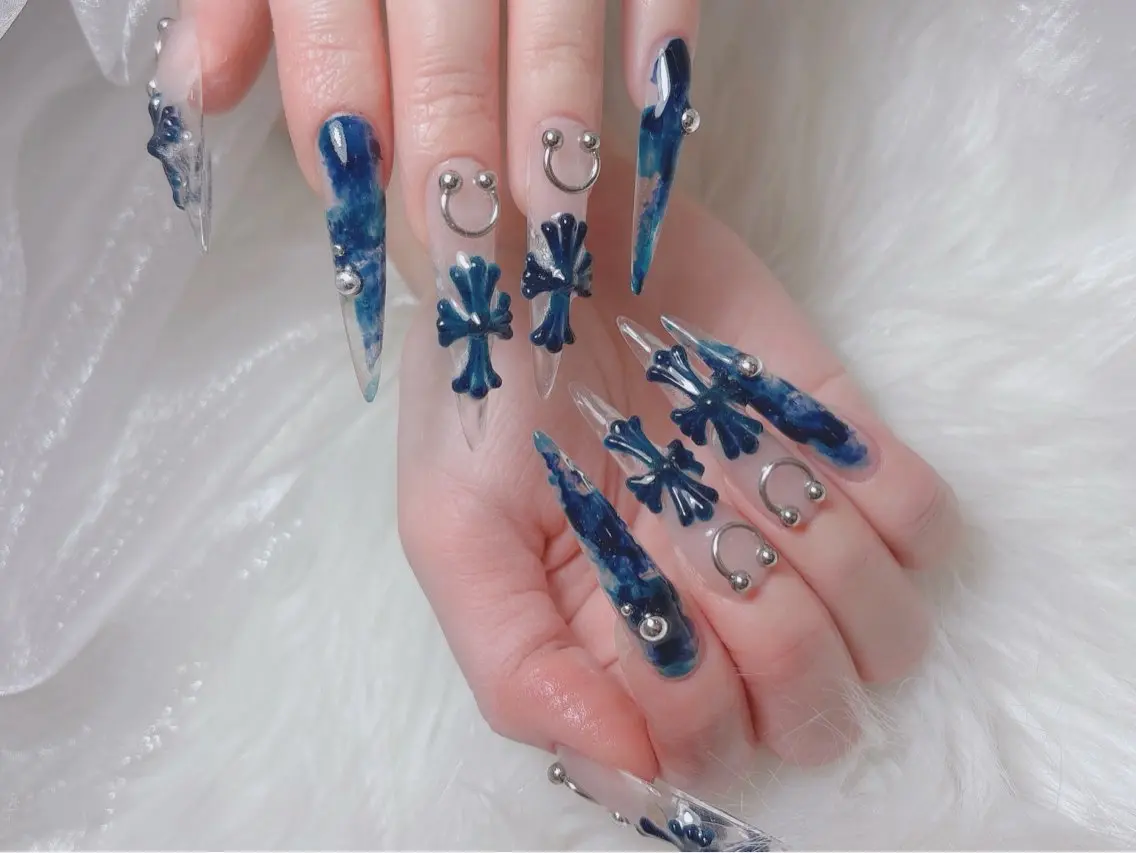 当日限定❣️オフあり🫧【アプレ 長さ出し10本💅ロングネイル】【アートやり放題】コース🫶の写真