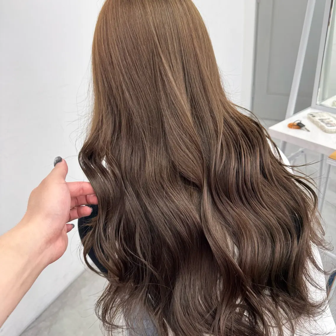 ロング カラー ヘアアレンジ ヘアカラー ブリーチなしカラー /新百合ヶ丘/安形翔のヘアスタイル