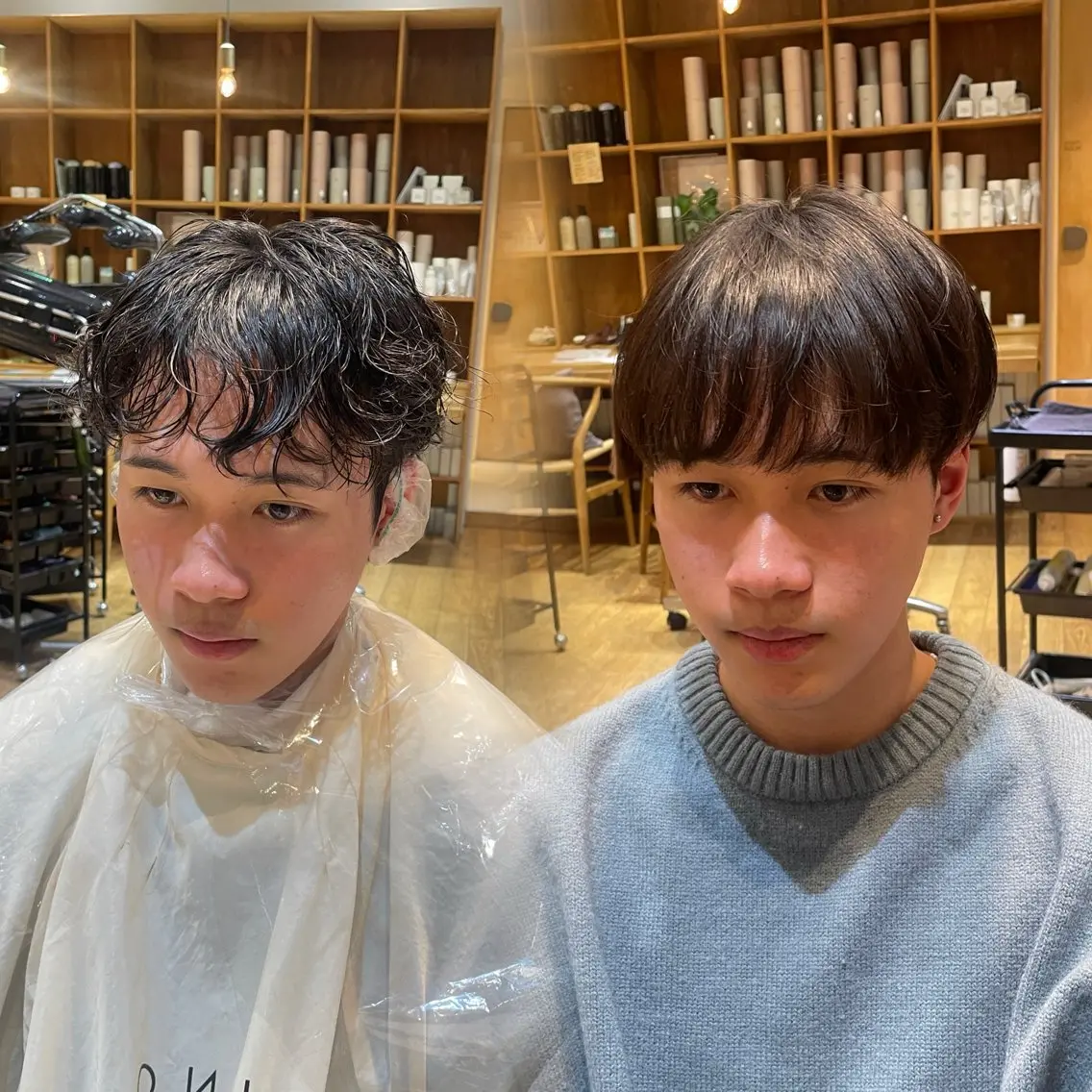 ショート パーマ 縮毛矯正 トリートメント ストレートパーマ 縮毛矯正 縮毛矯正/レイヤー 🌙児玉光瑠のヘアスタイル