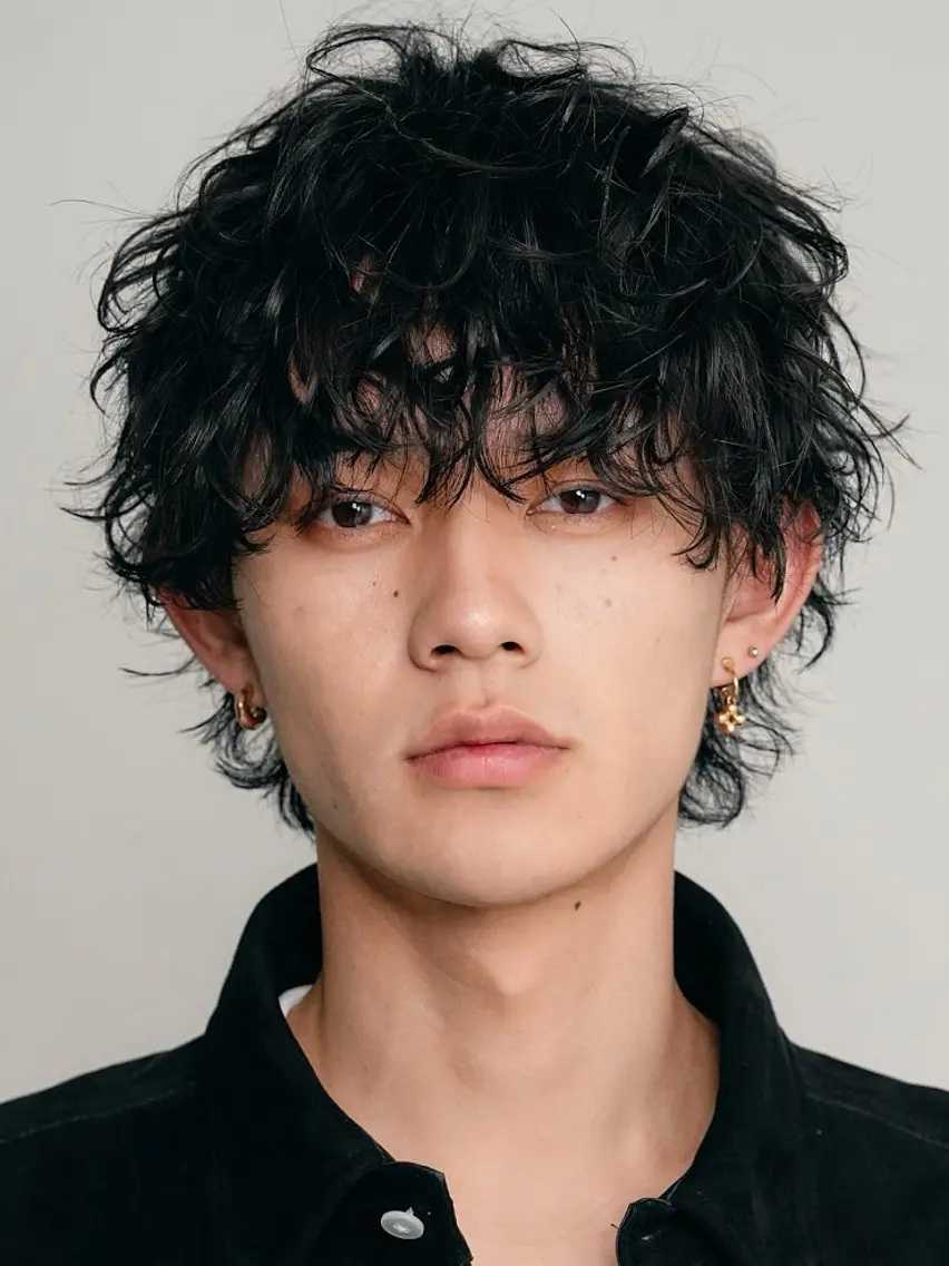 ショート パーマ カット パーマ fifth/メンズ/ シャドウパーマ/星七のヘアスタイル