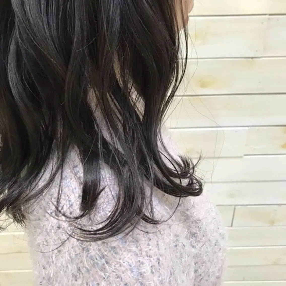カラー アッシュ ブリーチ 透明感カラー ブリーチなしカラー 黒田瀬奈/ボブ まろやかベージュのヘアスタイル