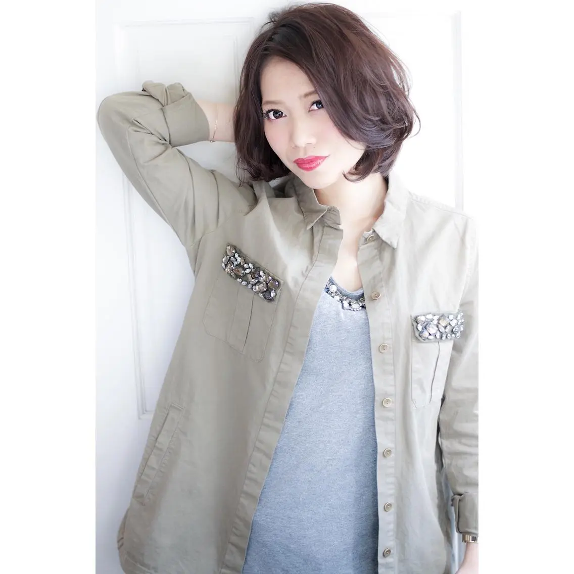 ショート EIGHT plum TOKIOリミテッドのヘアスタイル